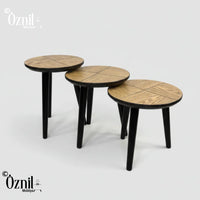 Squares Face Nesting Table - Oznil Mobilya اوزنيل موبيليا